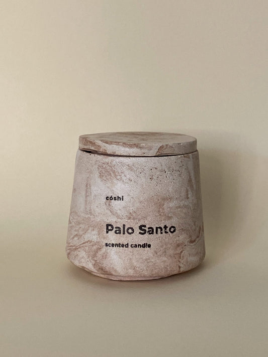 Palo Santo concrete candle - Coshi.store